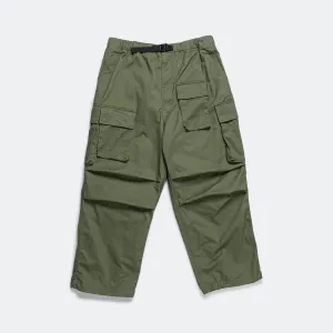 Beams Clothing Multi Pockets Balloon Cargo Trousers - Olive