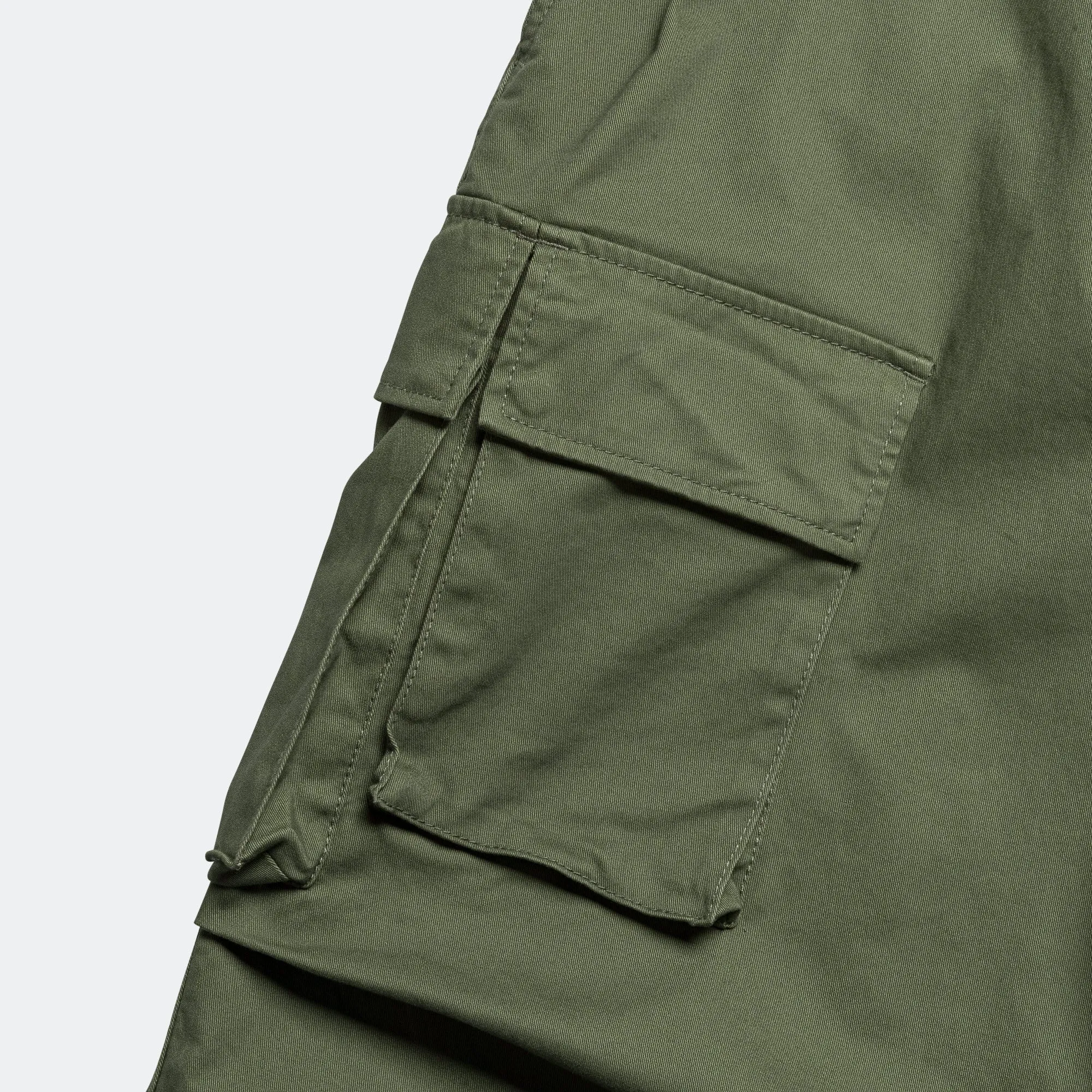Beams Clothing Multi Pockets Balloon Cargo Trousers - Olive