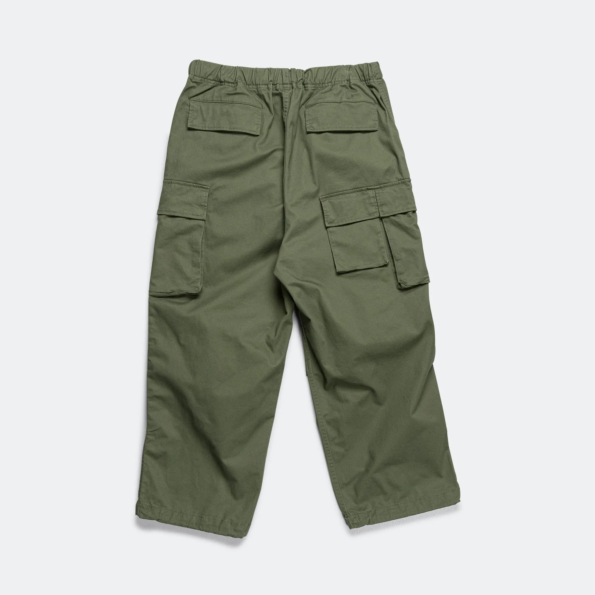 Beams Clothing Multi Pockets Balloon Cargo Trousers - Olive