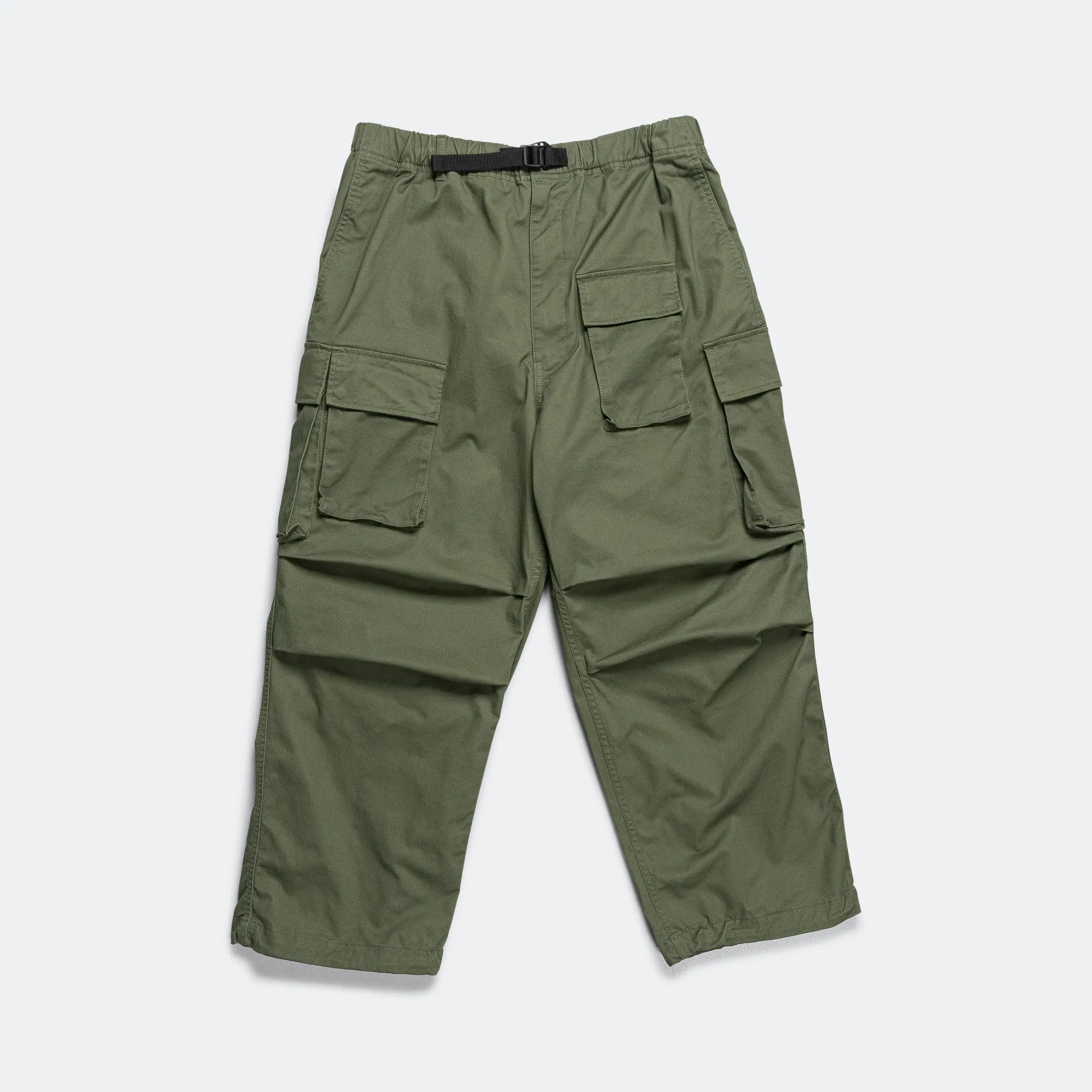 Beams Clothing Multi Pockets Balloon Cargo Trousers - Olive