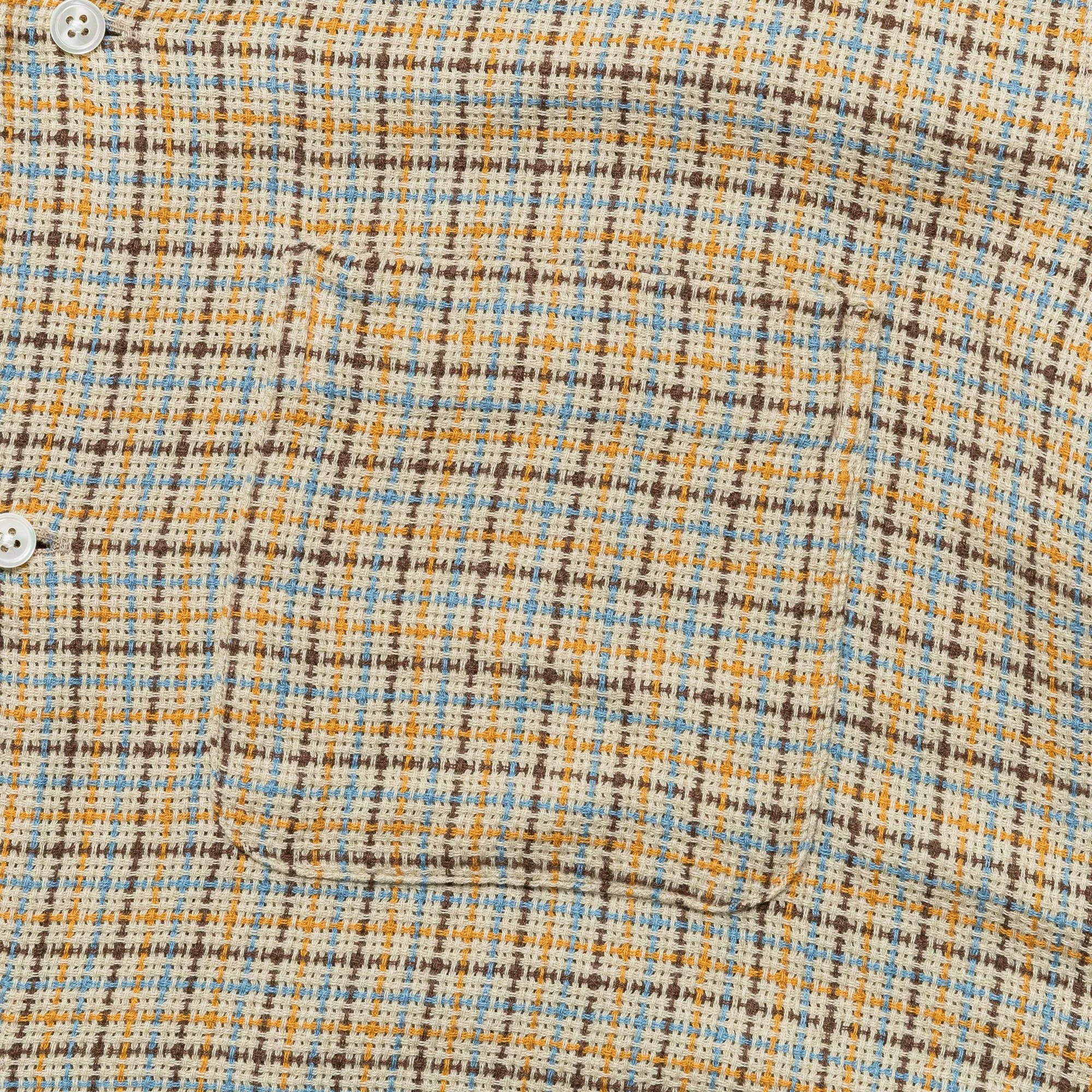 Beams Clothing Open B.D. Gunclub Mesh Shirt - Beige