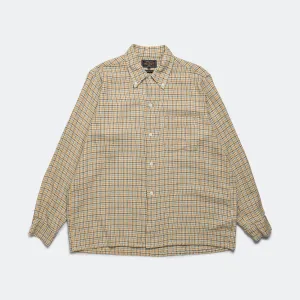 Beams Clothing Open B.D. Gunclub Mesh Shirt - Beige