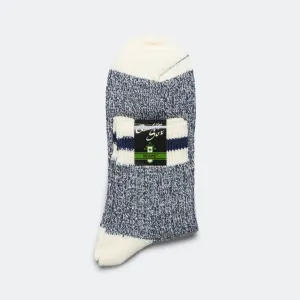 Beams Clothing Rag Socks 1/4 - New Navy/Navy