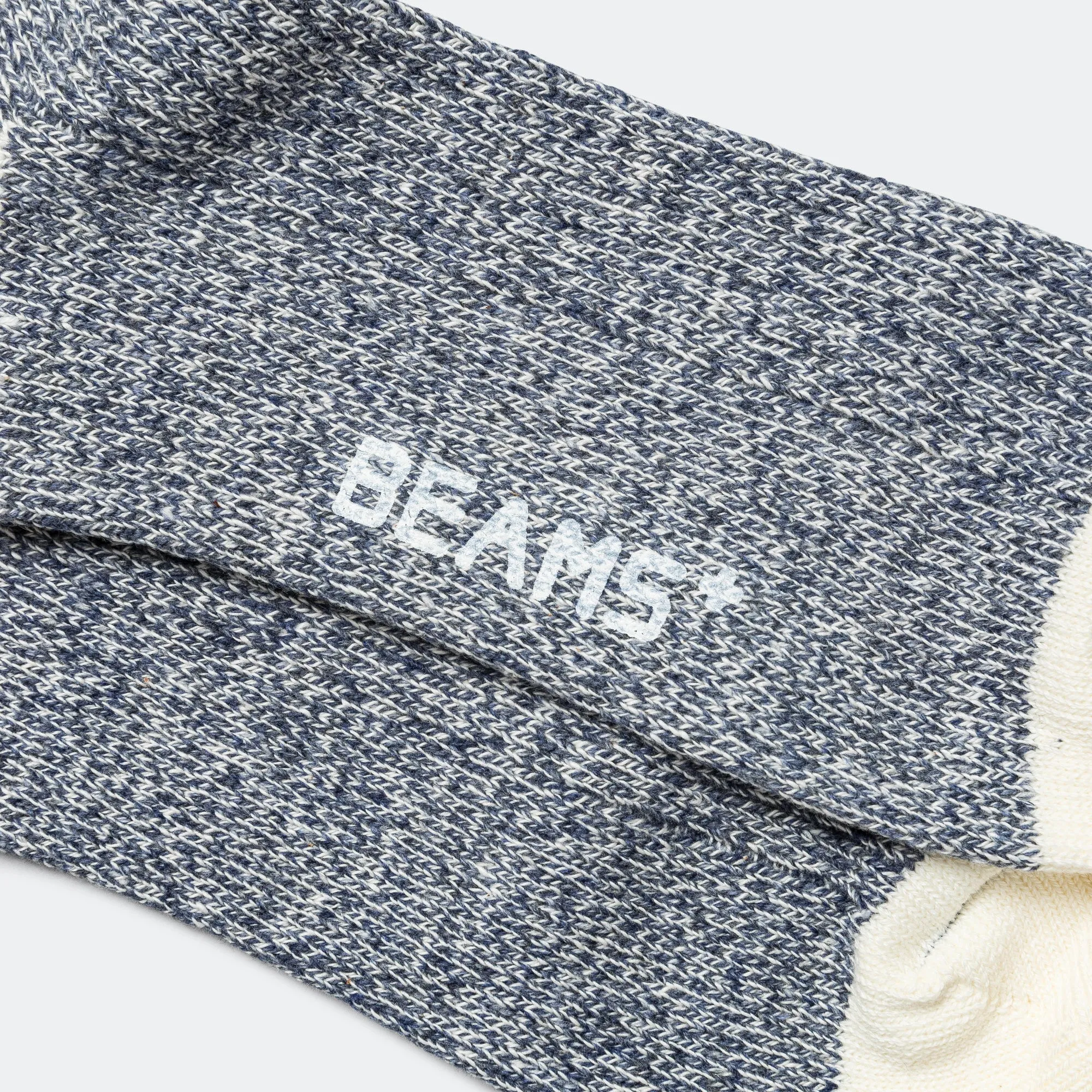Beams Clothing Rag Socks 1/4 - New Navy/Navy