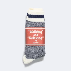Beams Clothing Rag Socks - New Navy/Navy