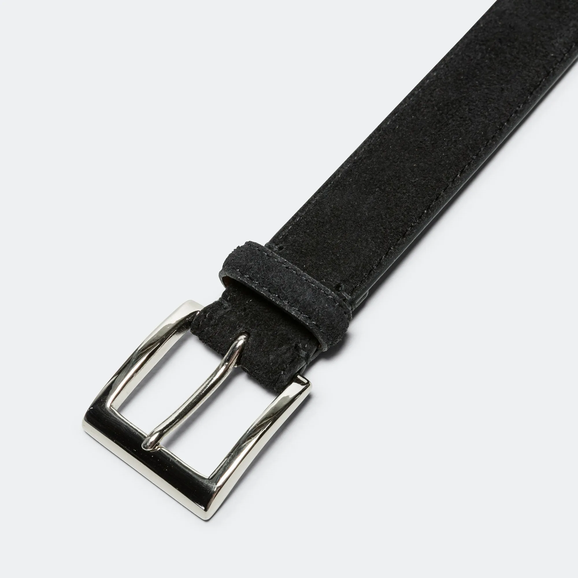 Beams Clothing Suede Belt - Black