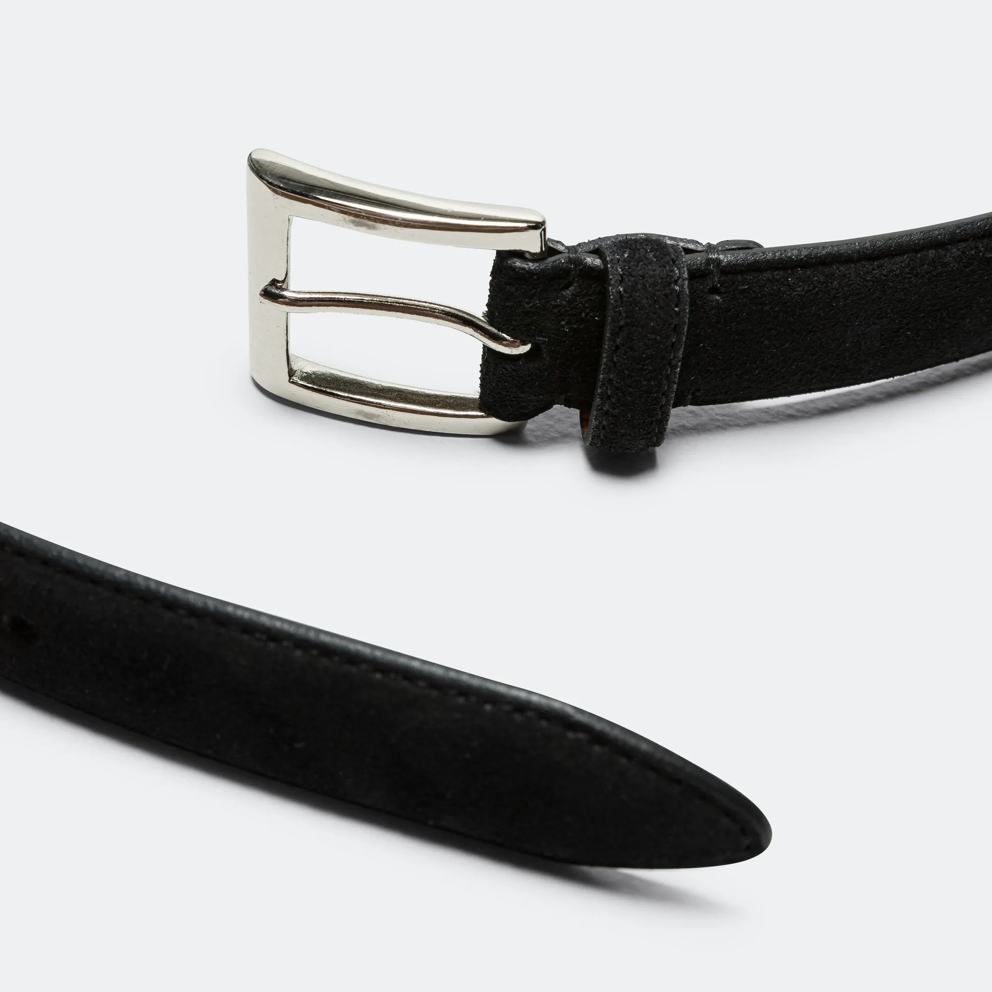 Beams Clothing Suede Belt - Black