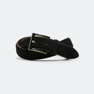 Beams Clothing Suede Belt - Black