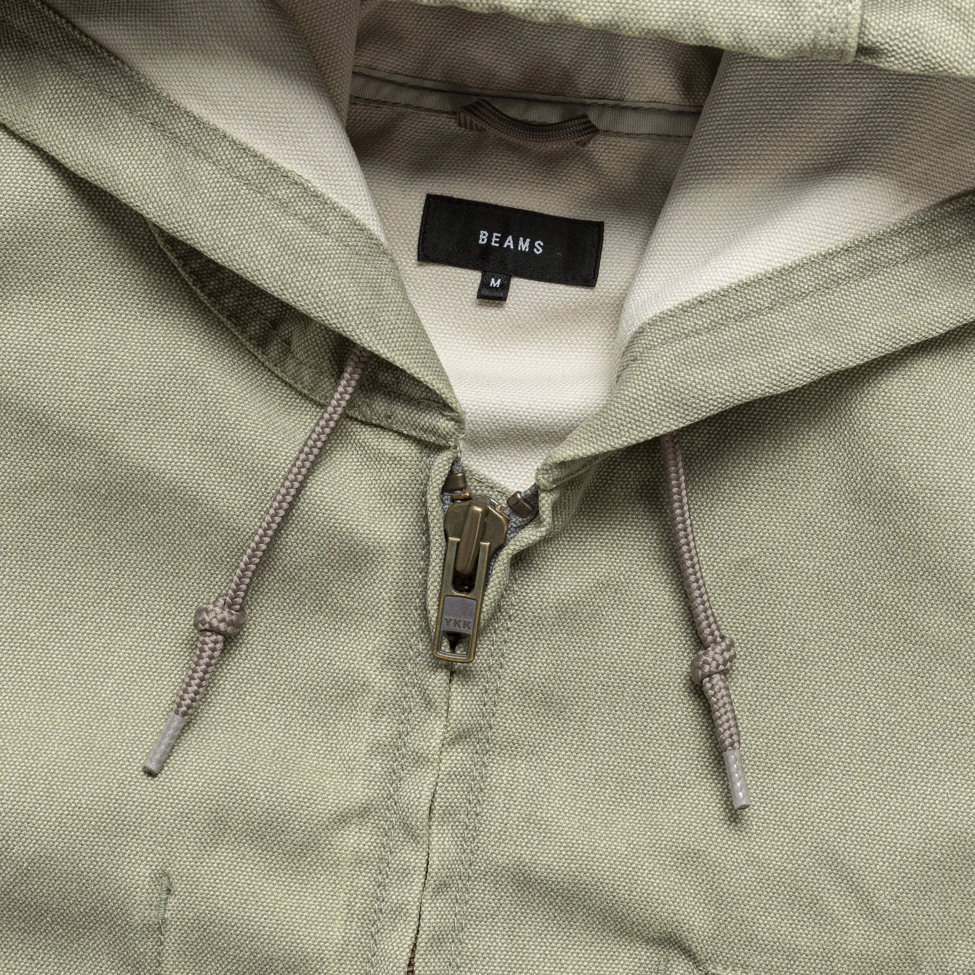 Beams Clothing Tech Duck Hooded Jacket - Greige