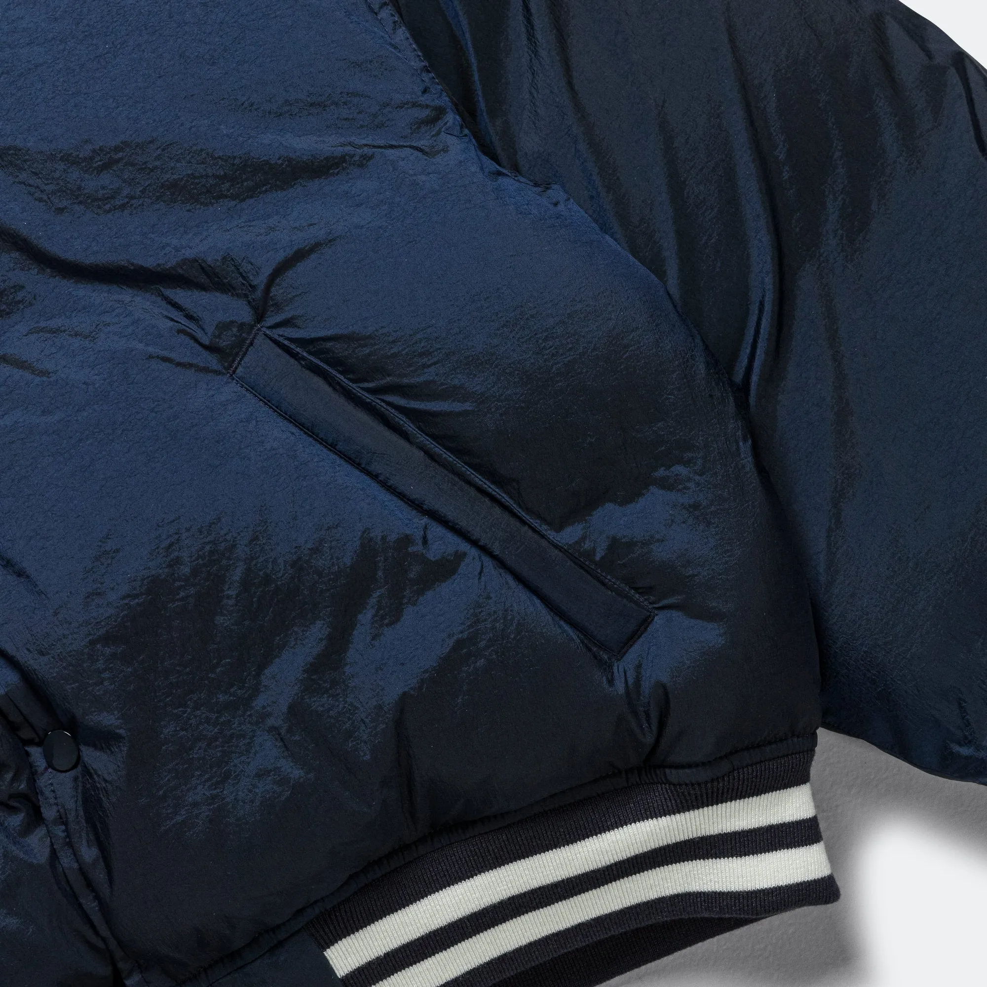 Beams Clothing Varsity Down Jacket - Navy
