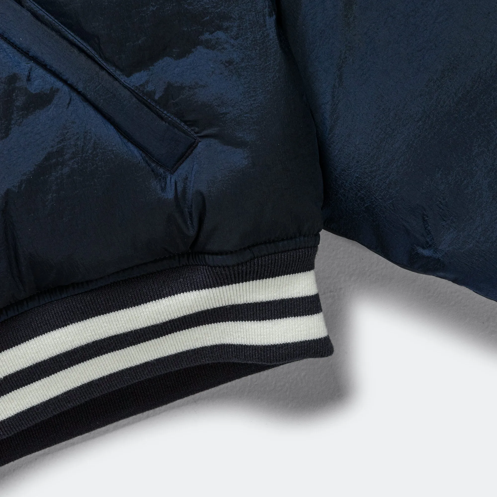 Beams Clothing Varsity Down Jacket - Navy