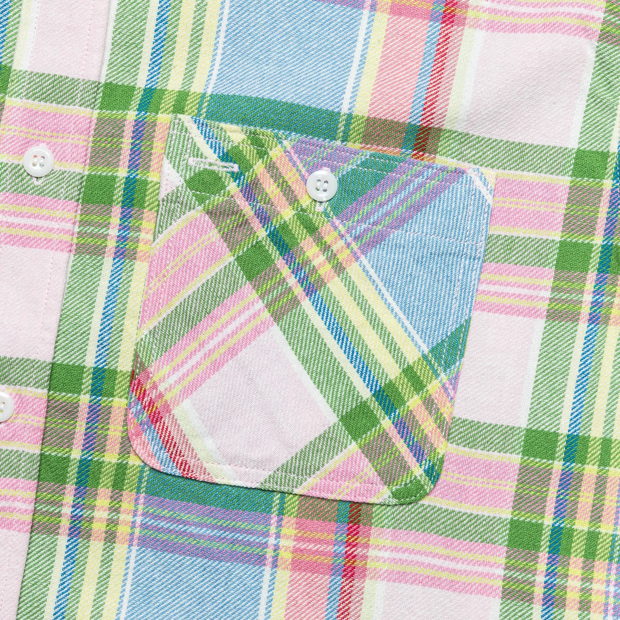 Beams Clothing WORK Indian Heavy Flannel - Pink
