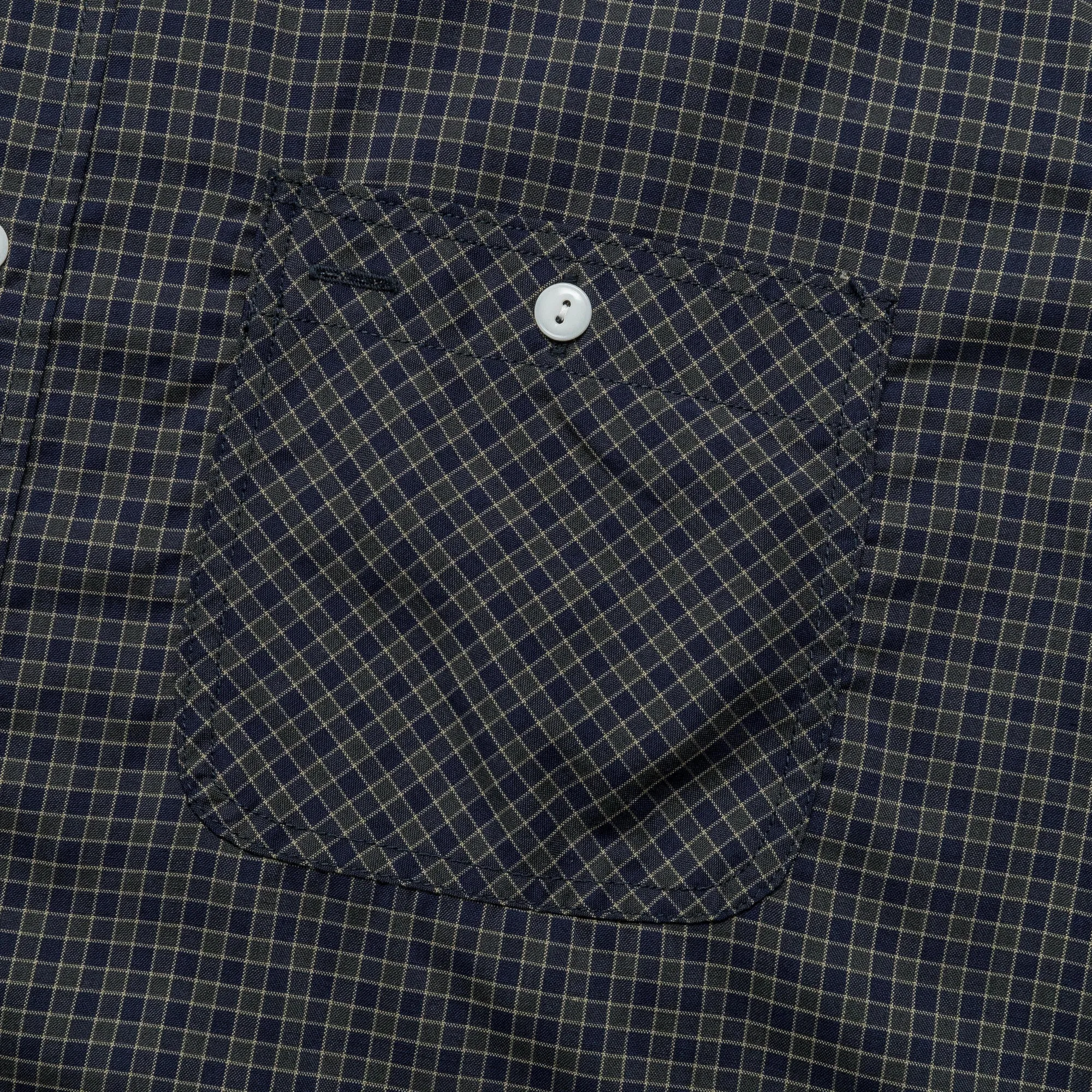 Beams Clothing WORK Wool Plaid Shirt - Green