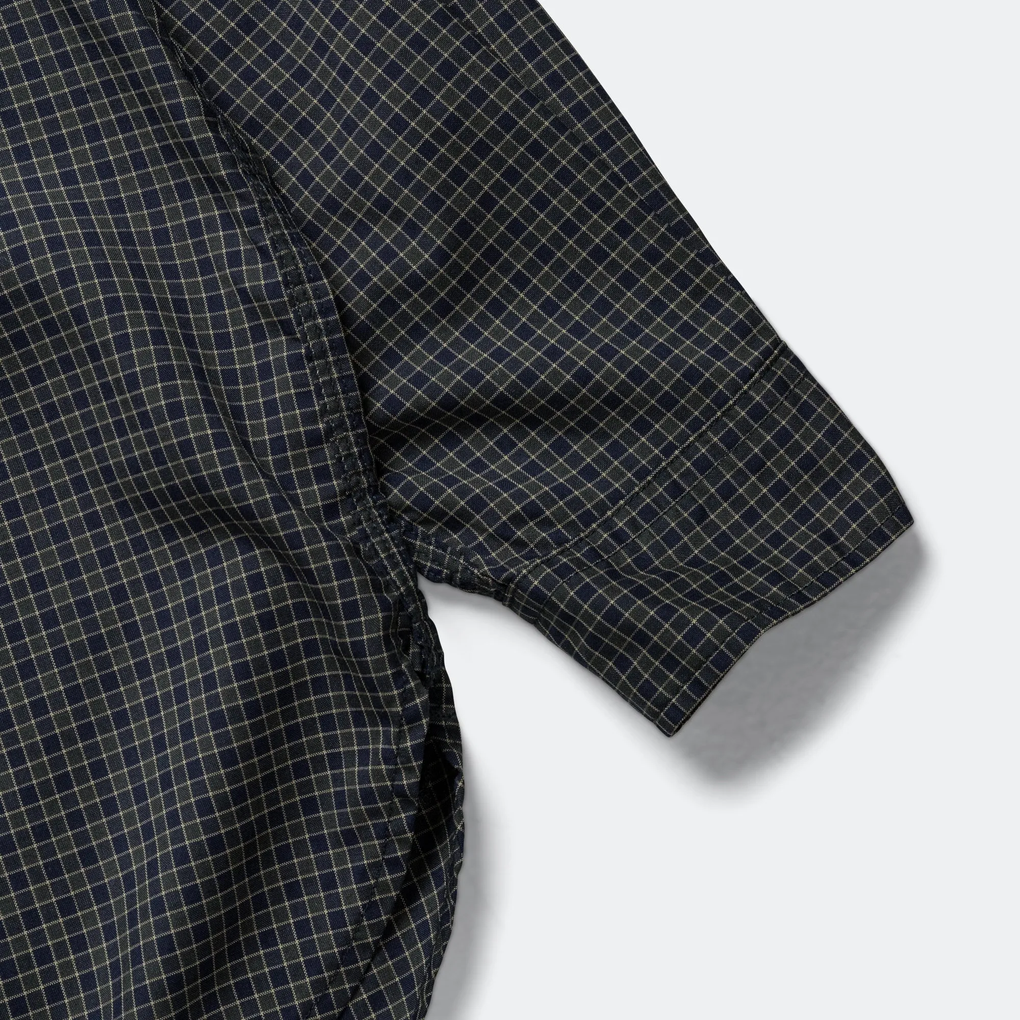 Beams Clothing WORK Wool Plaid Shirt - Green