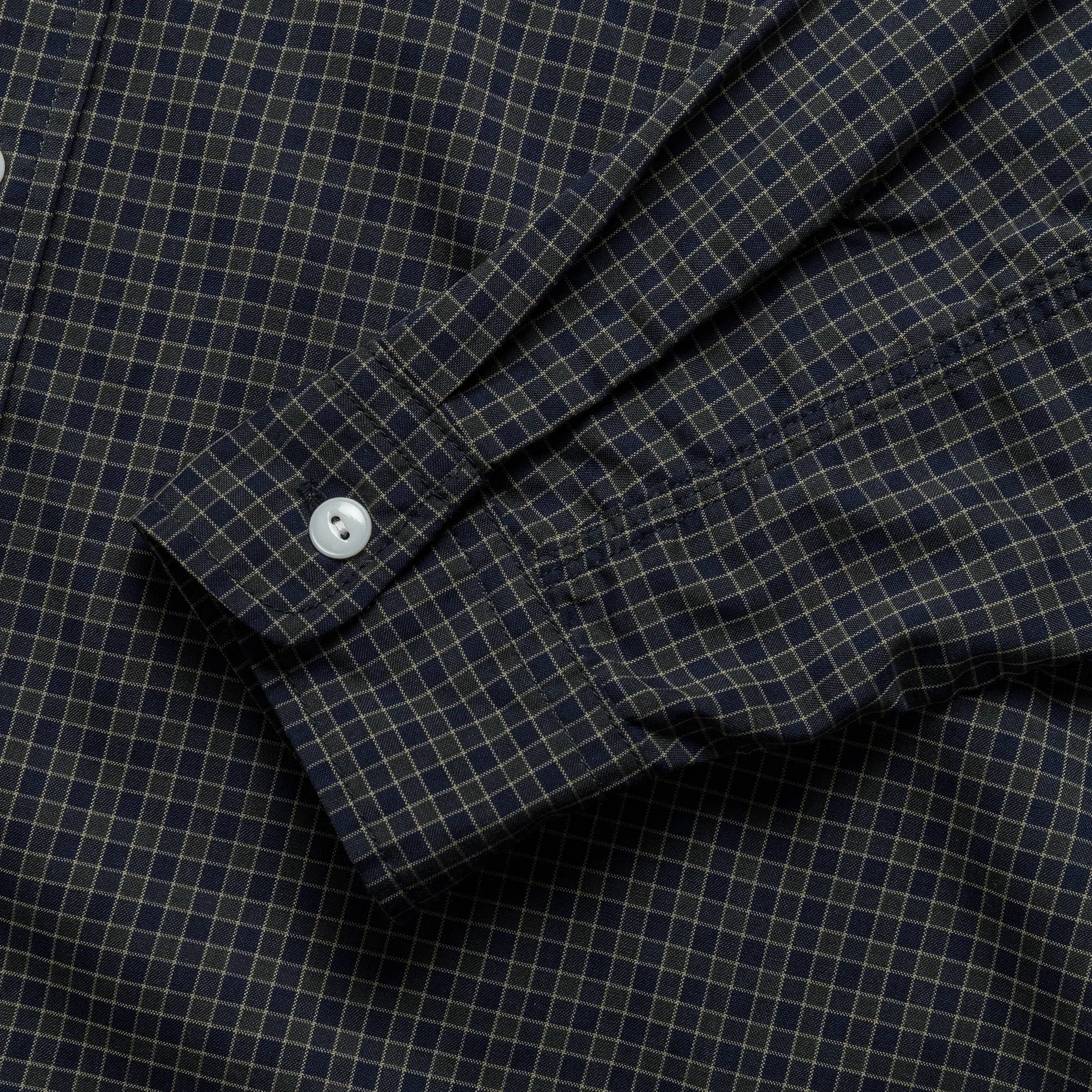 Beams Clothing WORK Wool Plaid Shirt - Green