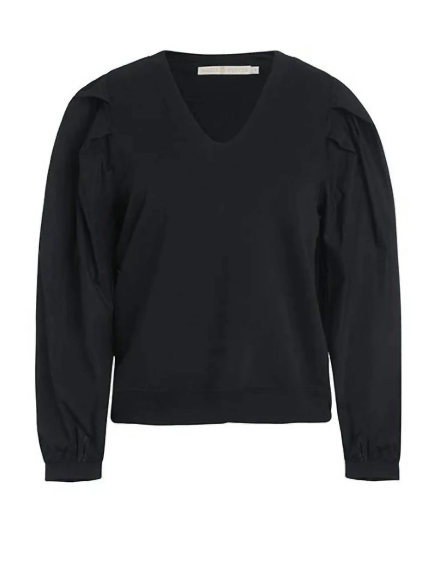 Bianca Pullover Top In Black
