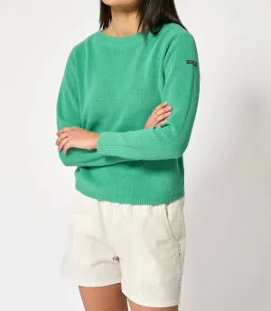 Boatneck Sweater In Green