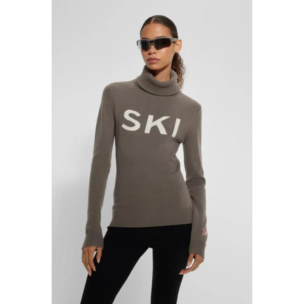 BOSS x Perfect Moment slogan sweater in virgin wool