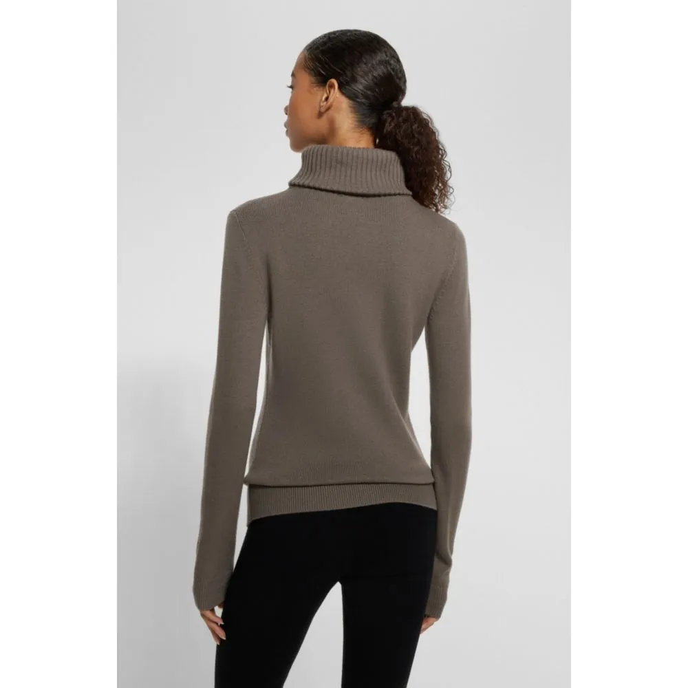 BOSS x Perfect Moment slogan sweater in virgin wool