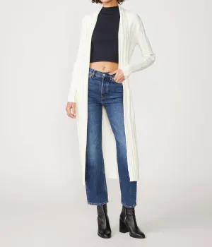 Box Pleat Duster In Cream