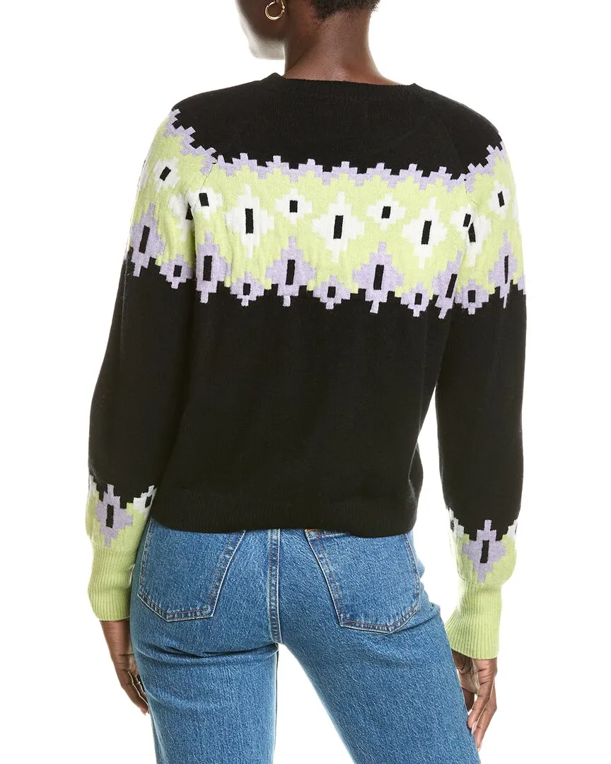 Brodie Cashmere Wool & Cashmere-Blend Pastel Fairisle Jumper