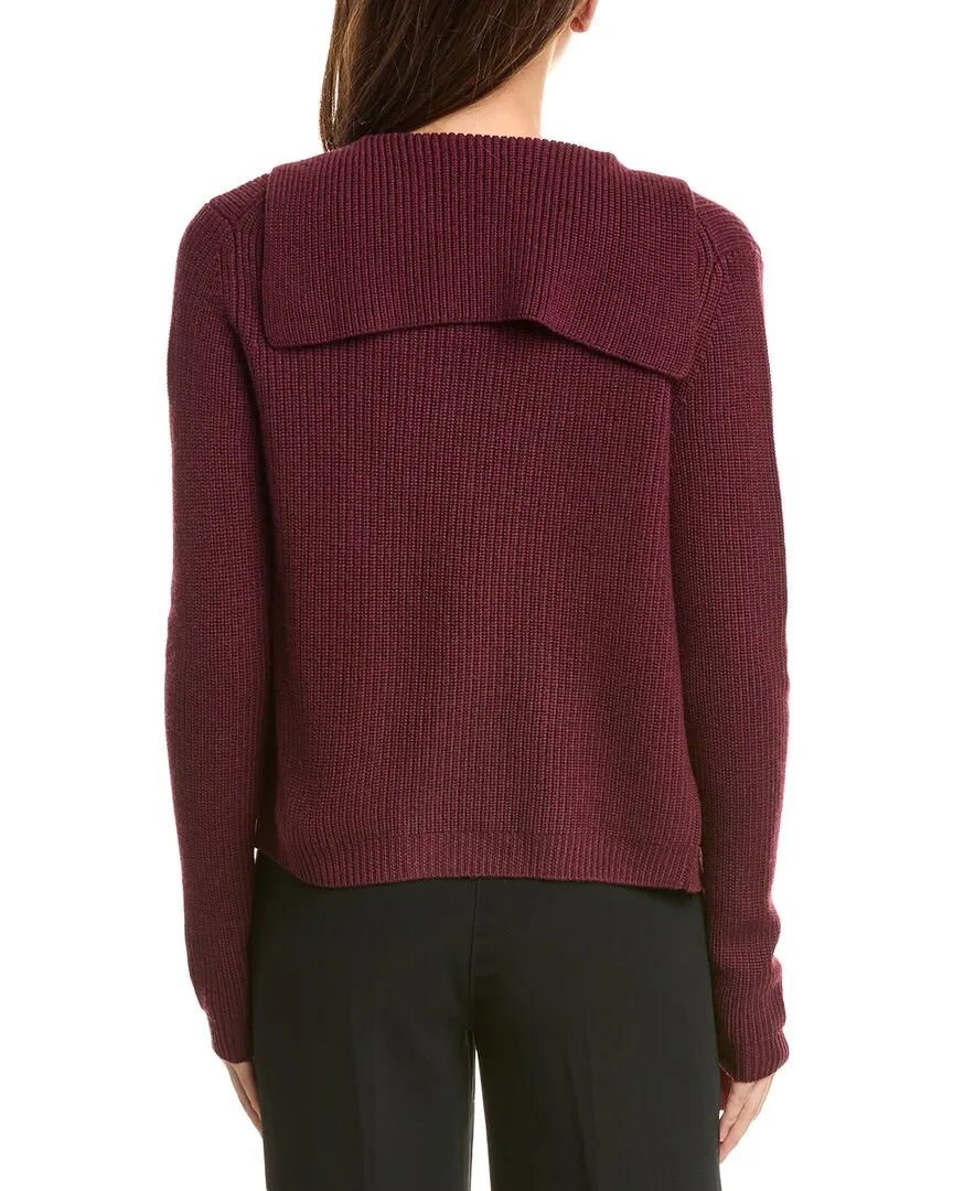 Bruno Magli Sailor Collar Wool Jacket