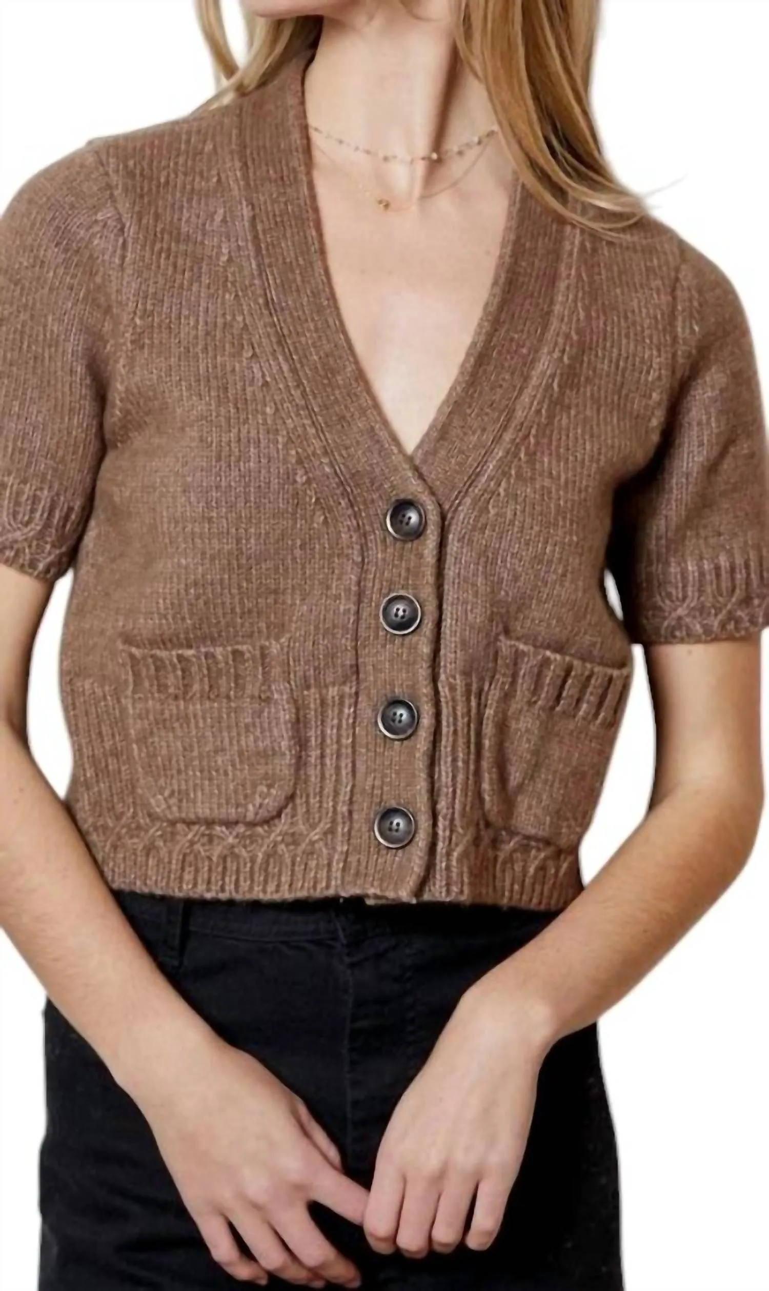 Brynn Cardigan In Umber