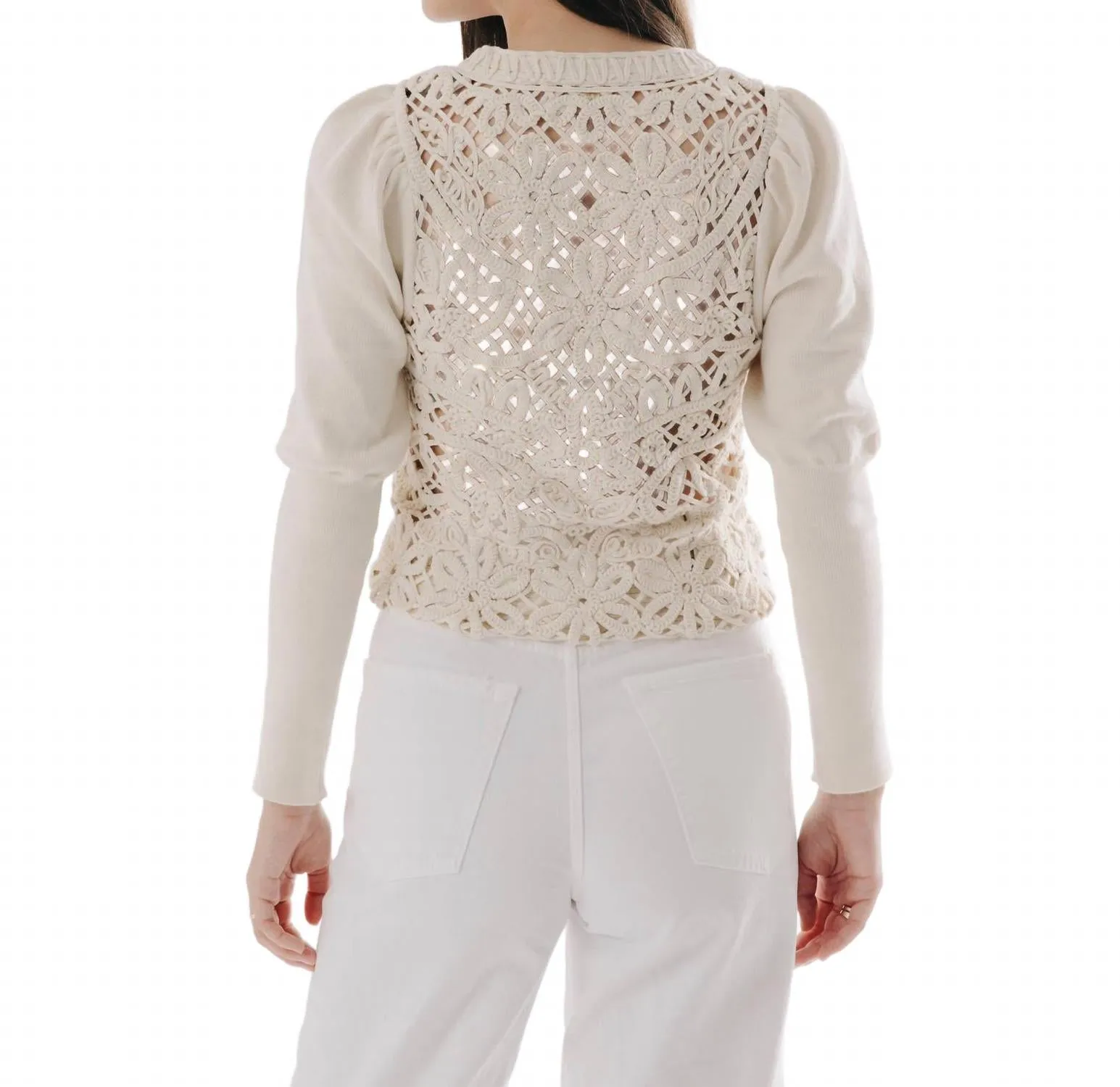Carleigh Sweater In Cream