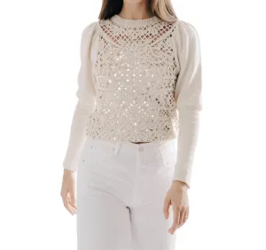 Carleigh Sweater In Cream