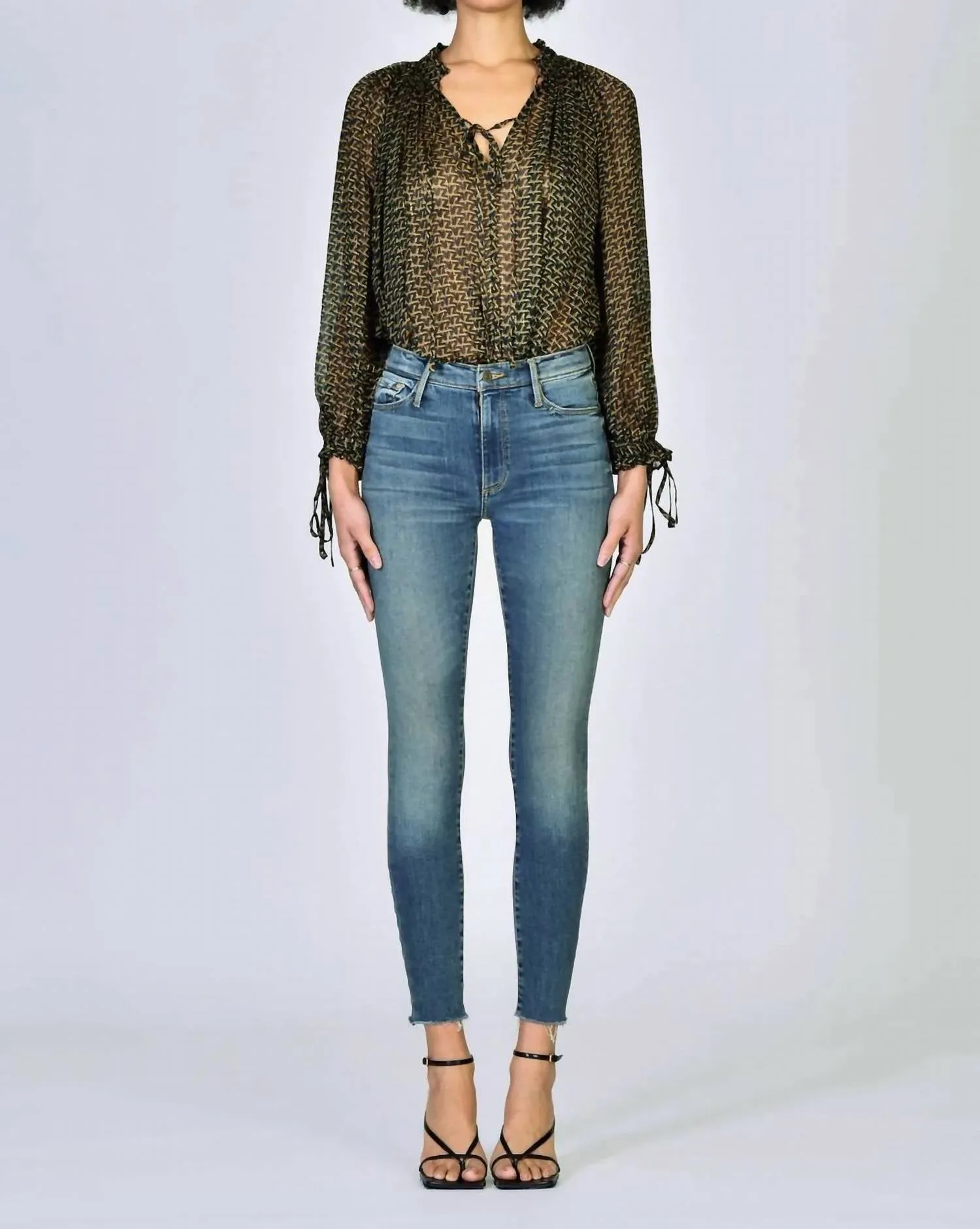 Carmen Ankle Fray Jean In Kiss On Chic