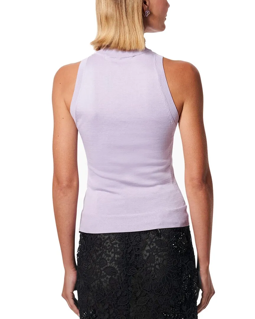 Carolina Herrera Turtleneck Knit Silk-Blend Top