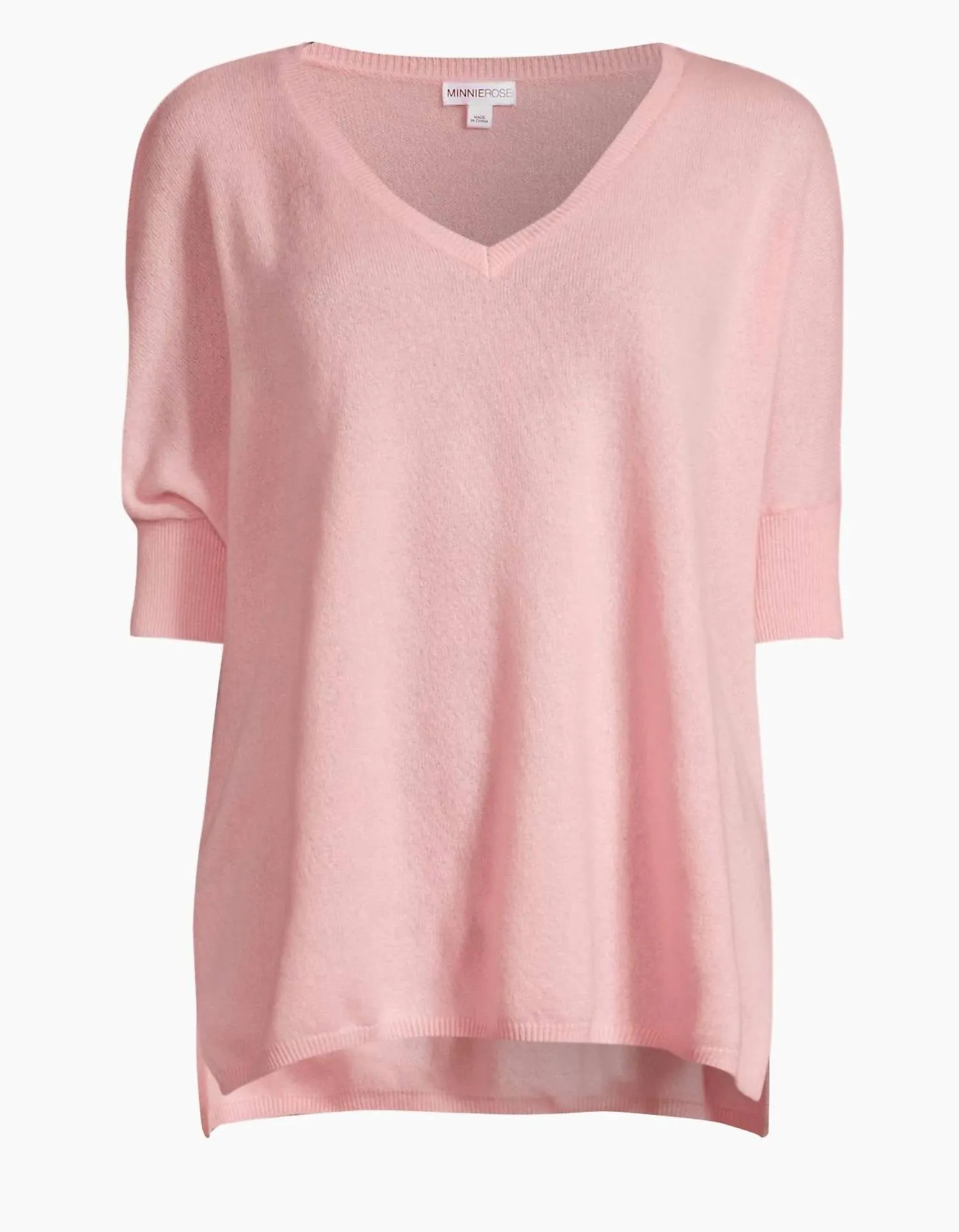 Cashmere Pow Pow Sweater In Pink Pearl