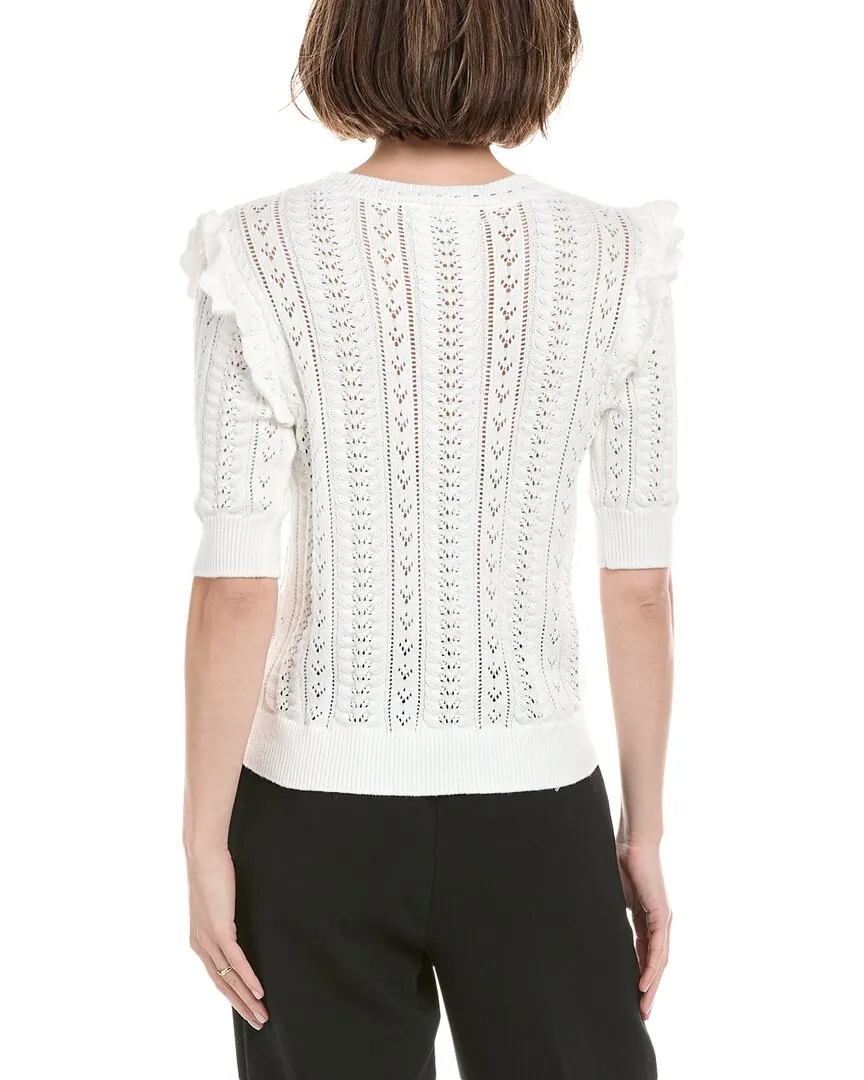 Catherine Malandrino Pointelle Sweater