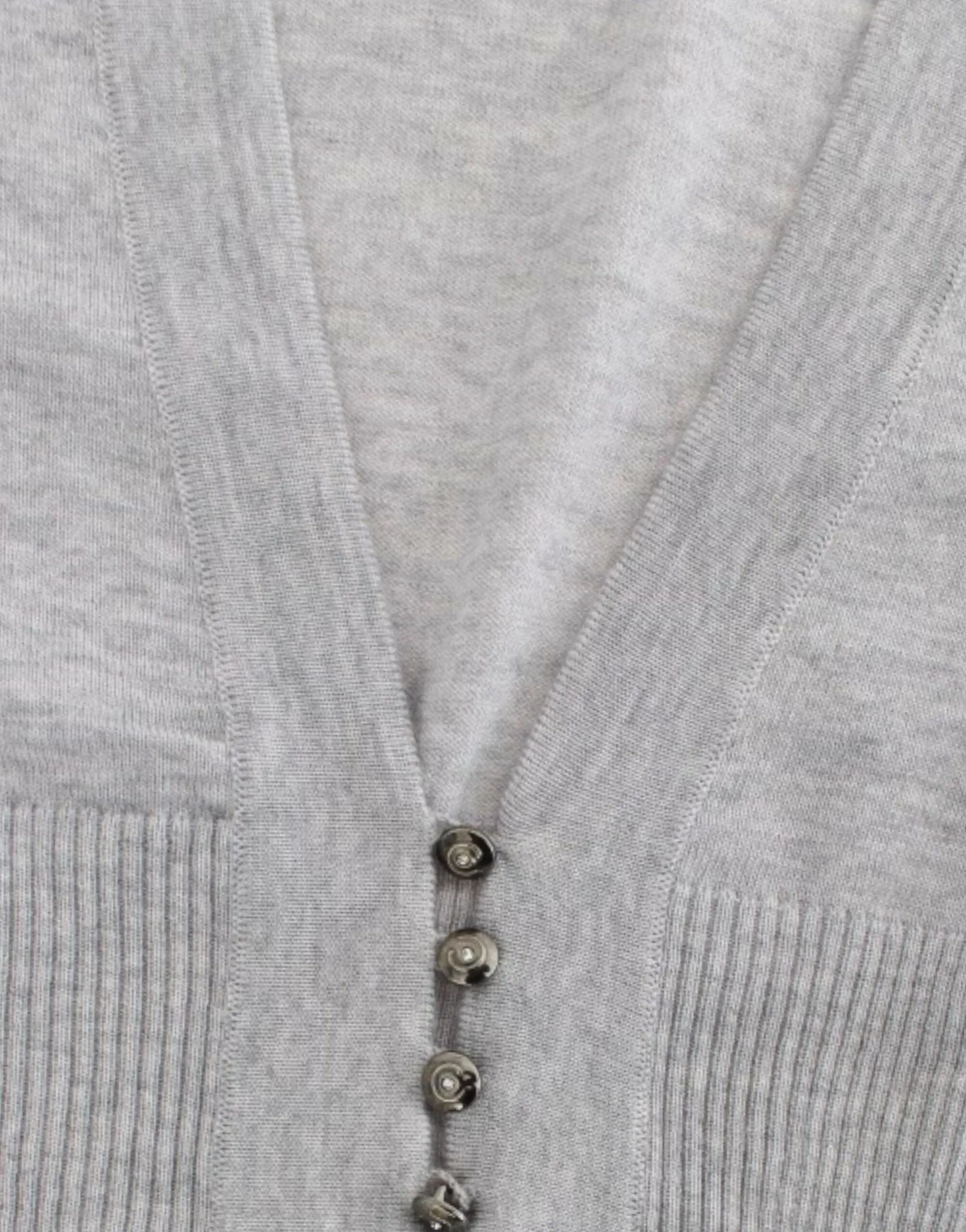 Cavalli Cropped Virgin Wool Cardigan in Chic Women's