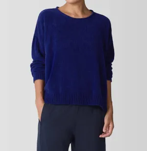 Chenille Sweater In Infinity