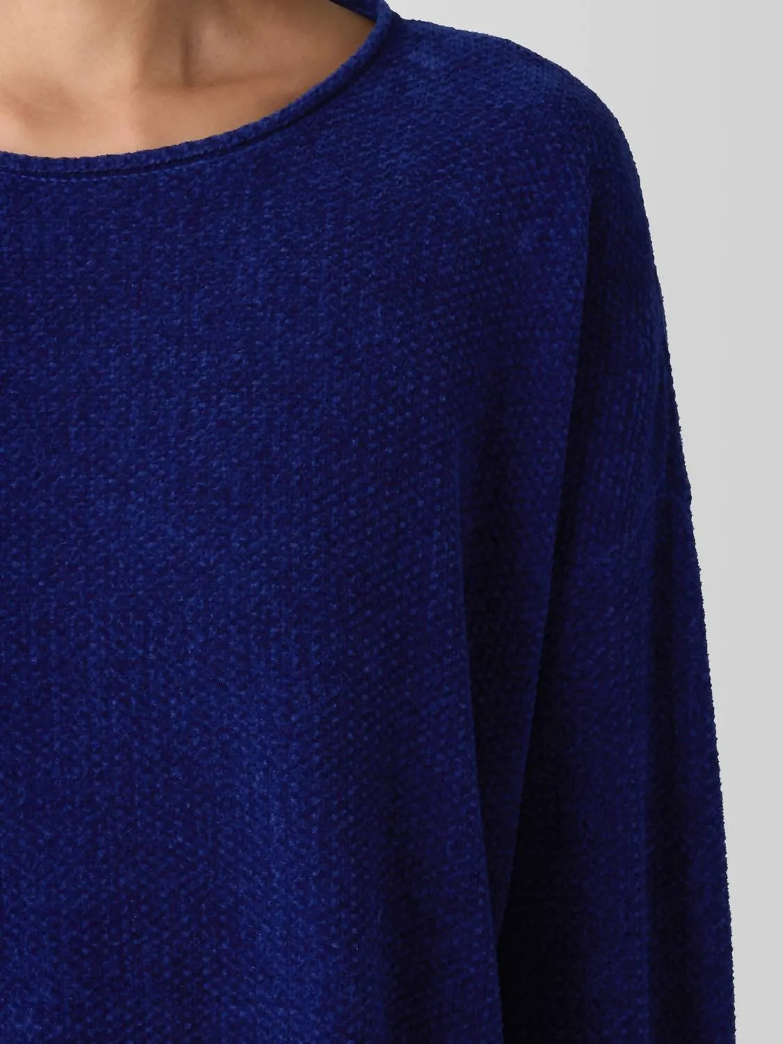Chenille Sweater In Infinity