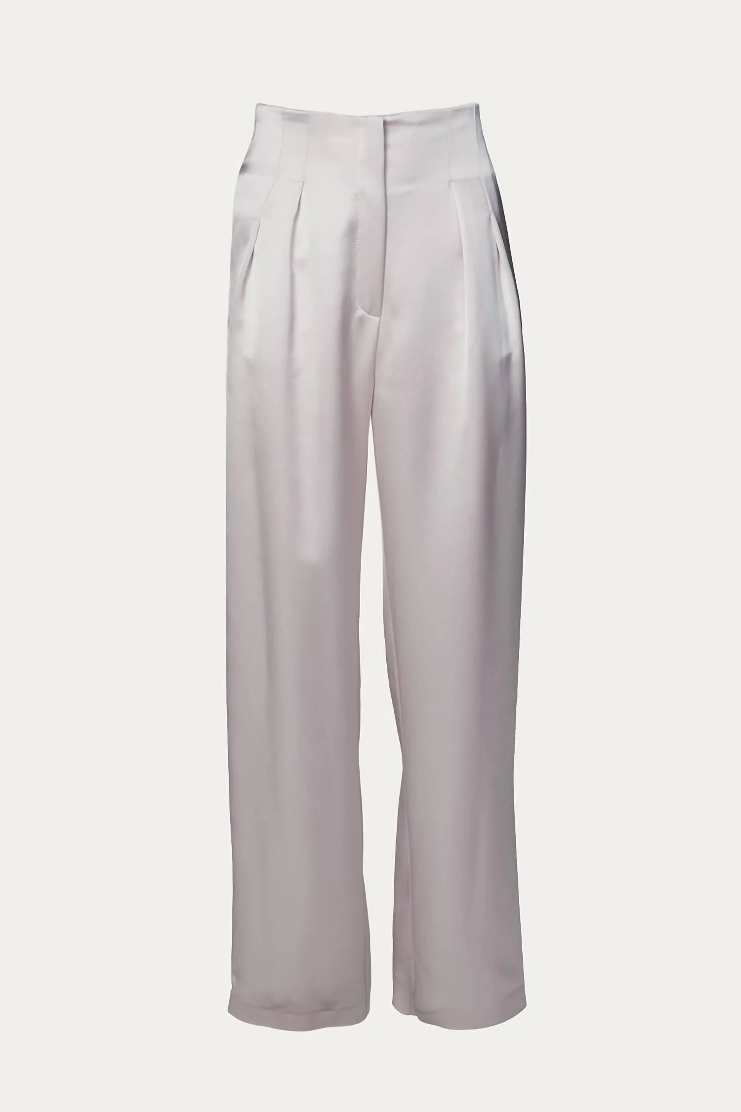 Clyde Satin Pants In Powder