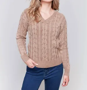 Cold Dye Sweater In Truffle-Cold-Dye Truffle-Cold-Dye