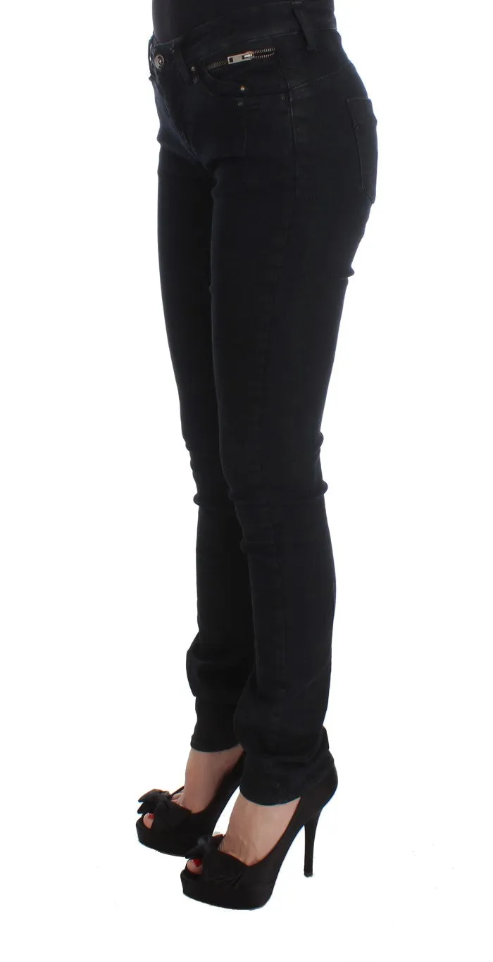 Costume National  Cotton Slim Fit blue Women's Jeans