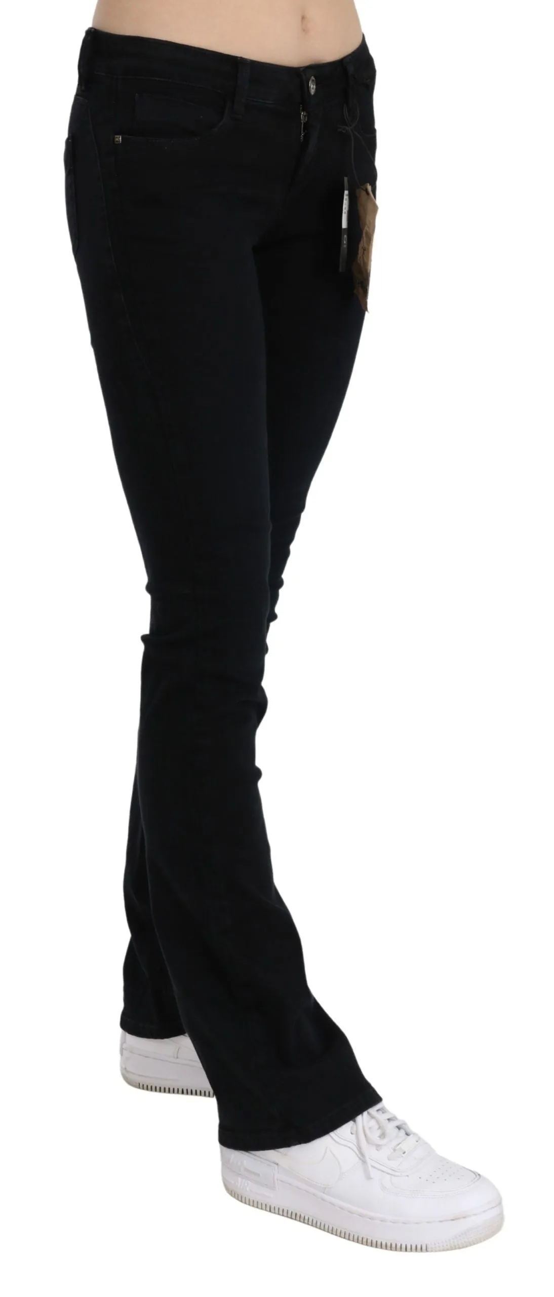 Costume National  Low Waist Skinny blue Cotton Women's Jeans
