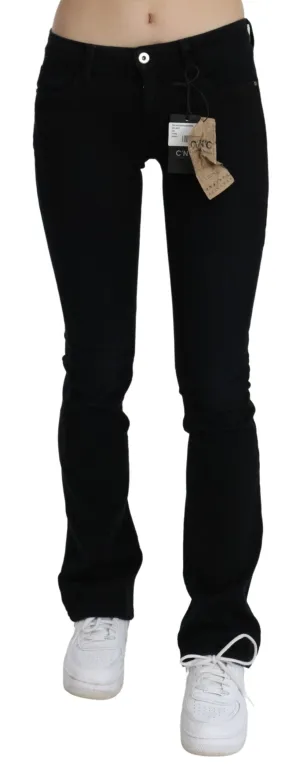 Costume National  Low Waist Skinny blue Cotton Women's Jeans