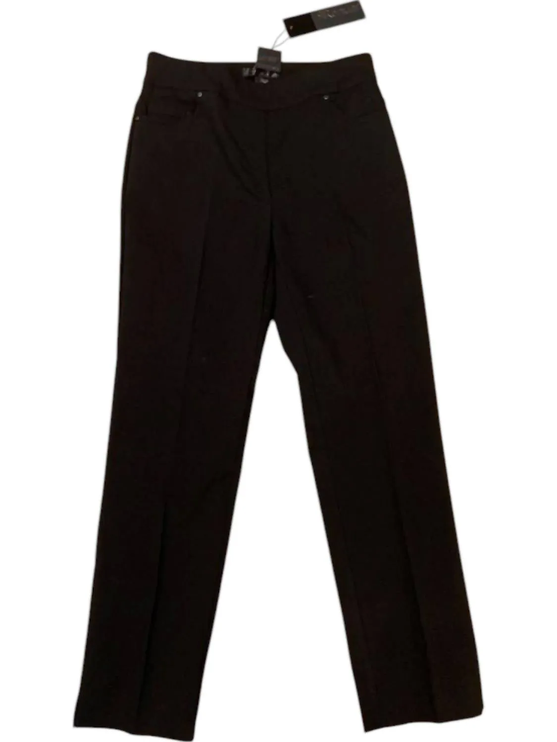 Crop Pull On Pants In Black