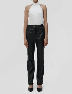 Dahlia Straight Leg Pant In Black