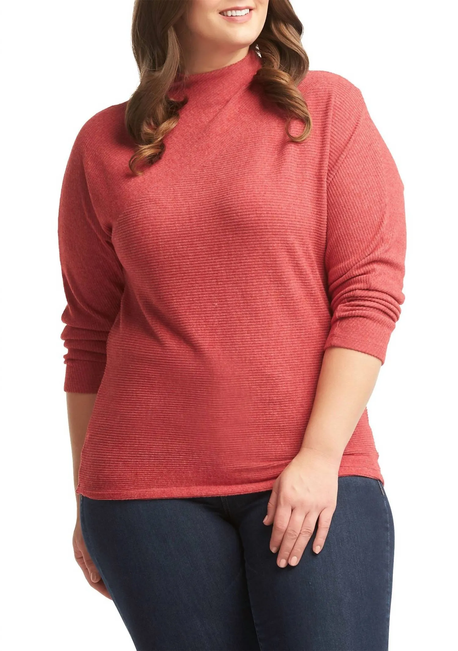 Deb Plus Top In Cranberry