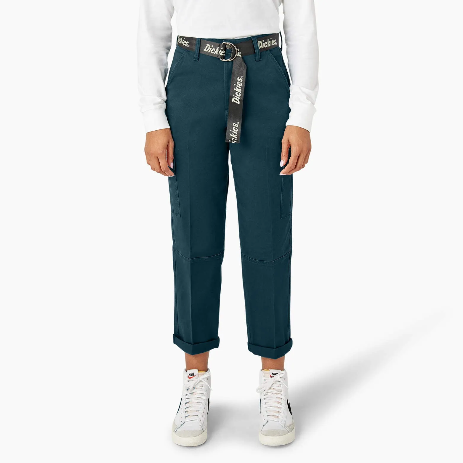 Dickies Women's Relaxed Fit Cropped Cargo Pants