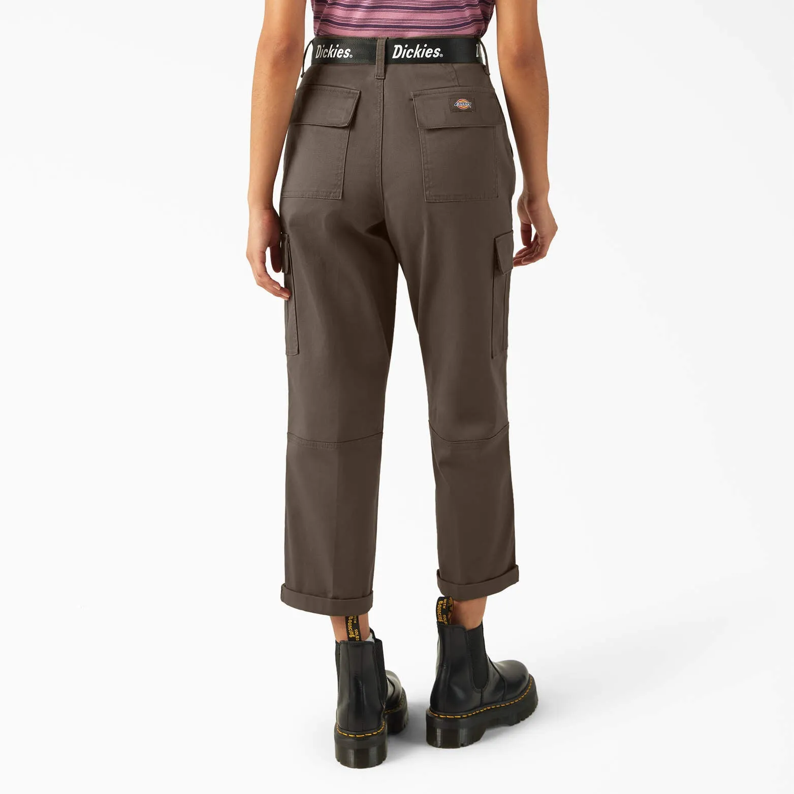 Dickies Women's Relaxed Fit Cropped Cargo Pants