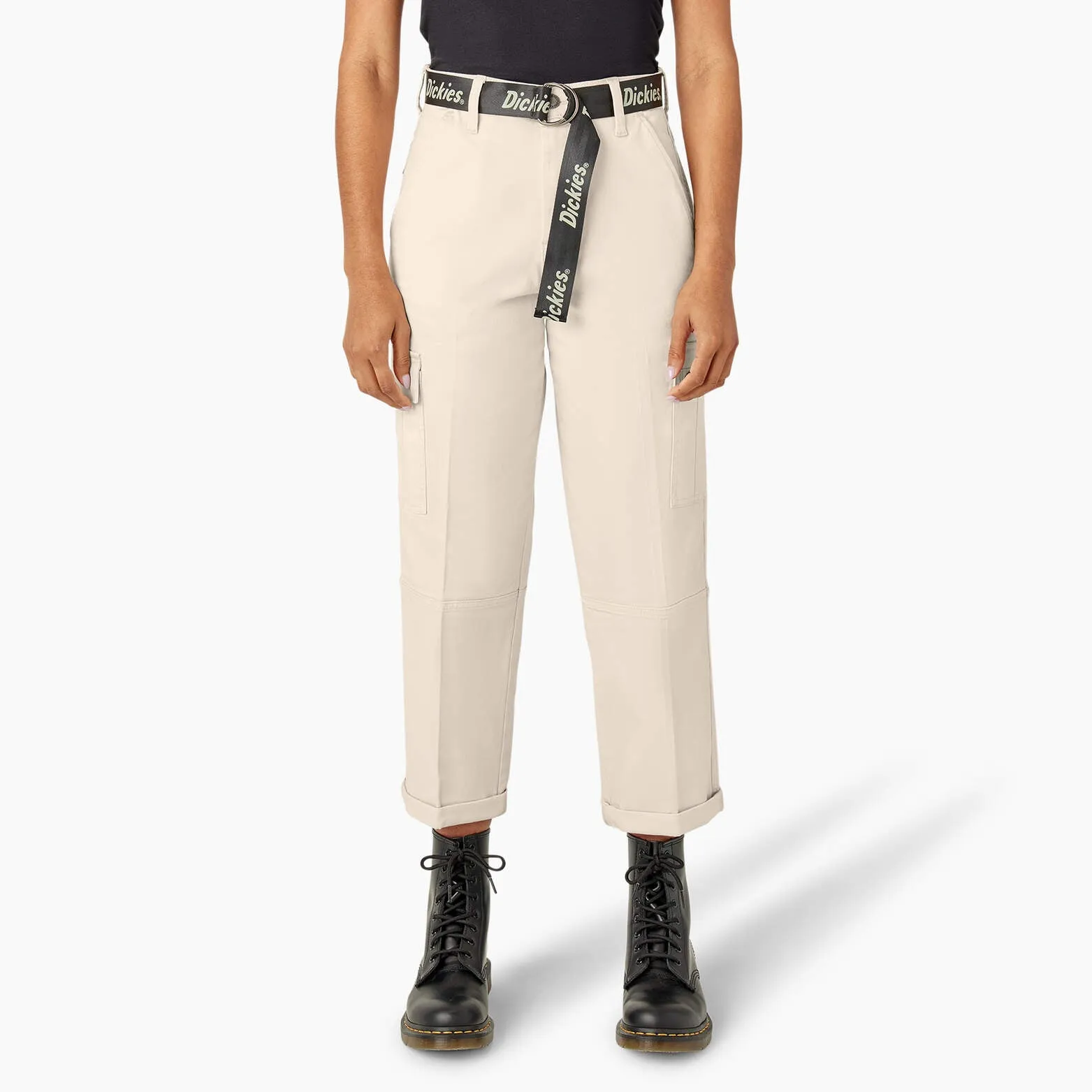 Dickies Women's Relaxed Fit Cropped Cargo Pants