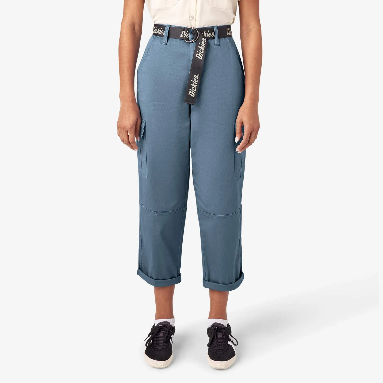 Dickies Women's Relaxed Fit Cropped Cargo Pants
