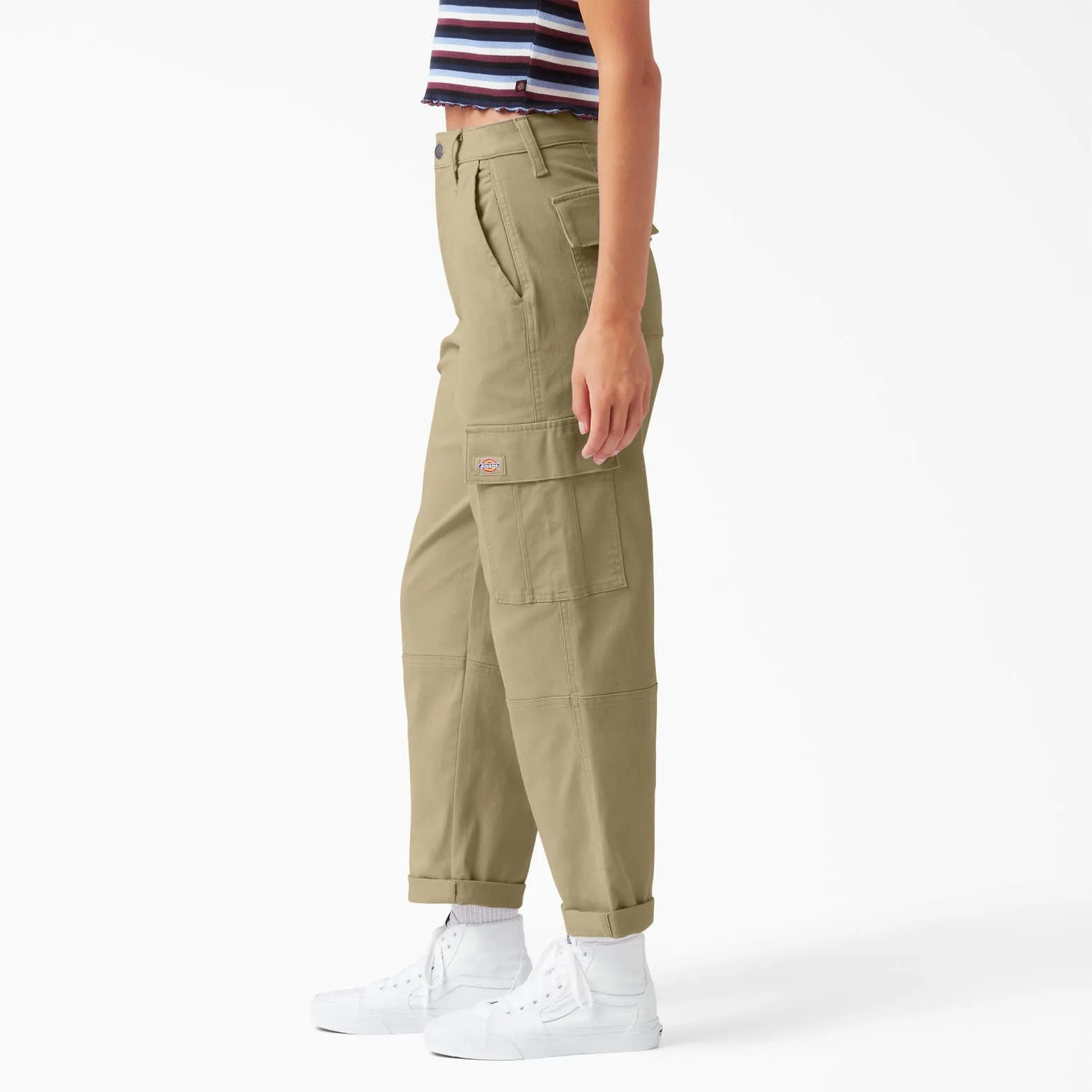 Dickies Women's Relaxed Fit Cropped Cargo Pants