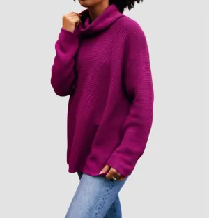Dog Walker Sweater In Violet